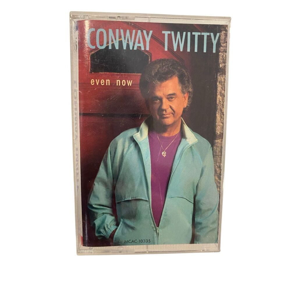 Conway Twitty Even Now Cassette Tape Country MCA 1991 Vintage Collectible Audio